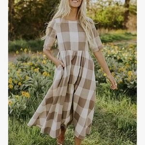 Roolee Plaid Buffalo Dress
